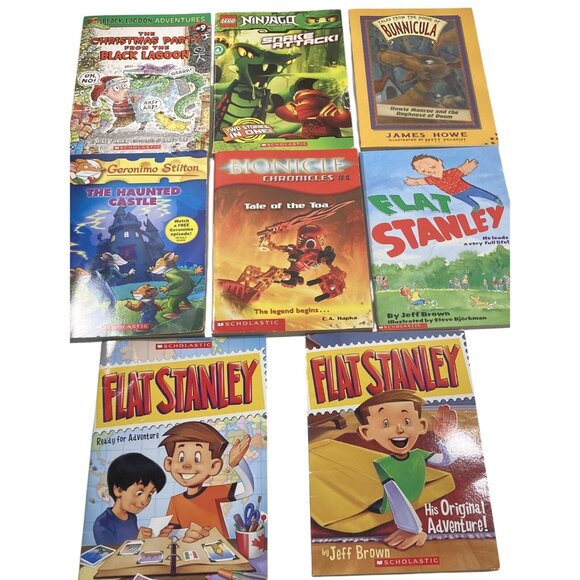 20 Horrible Harry Black Lagoon Flat Stanley Lego Ninjago Series Chapter Book Lot - Picture 4 of 7